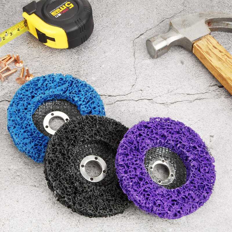 Poly Strip Disc Abrasive Wheel Paint Rust Remover Clean Grinding Wheels for Durable Angle Grinder Car Truck Motorcycles