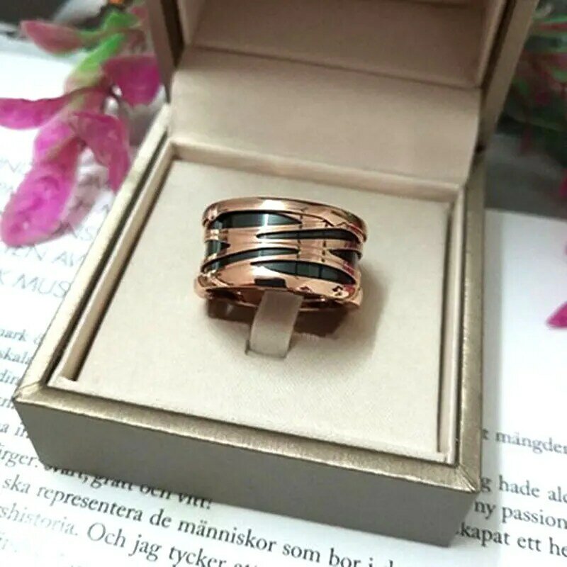Керамическое кольцо BVL для пар, милое и романтичное, женское Оригинальное роскошное Брендовое Ювелирное Украшение