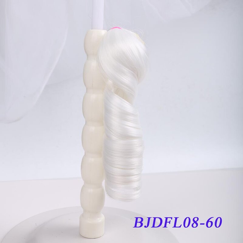 Bybrana rizado largo de cabello 30cm * 100cm y 15cm * 100cm bjd Peluca de bricolaje para muñecas envío gratis