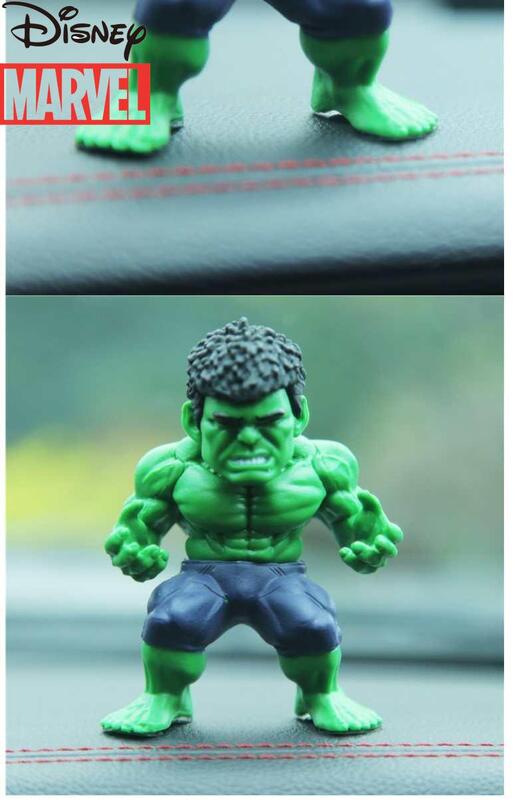 Disney Marvel Spider-Man Avengers Cartoon Decoration Car Decoration Car Creative Doll Figure Hand-made Decoration