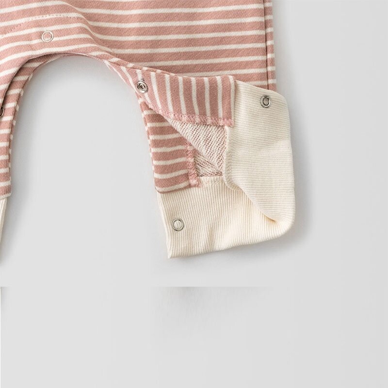 2022 frühjahr Baby Kleidung Neugeborenen Jungen Striped Baumwolle Strampler Kleinkind Infant Baby Langarm Casual Overall Baby Kleidung