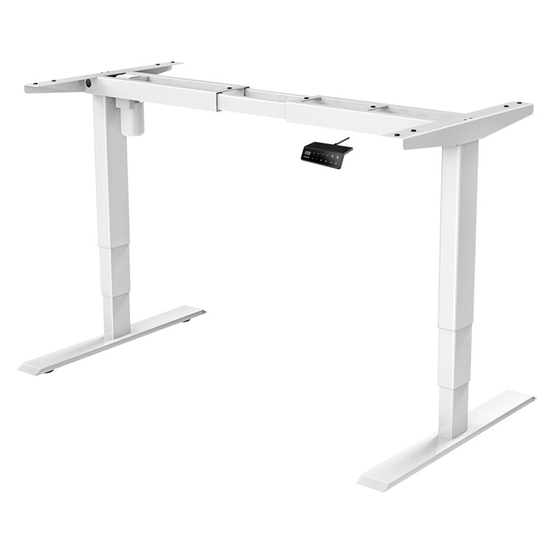 Elektryczna wysokość regulowana stojąca rama biurka komputerowego stół biurowy metalowa rama biurka