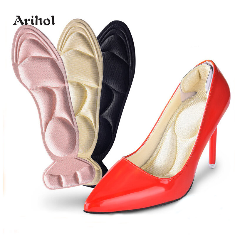 Arihol Breathable Sponge Pointed Shoe Insoles Arch Support Comfort High Heel Grips Inserts Foot Pain Relieve Women 5-9