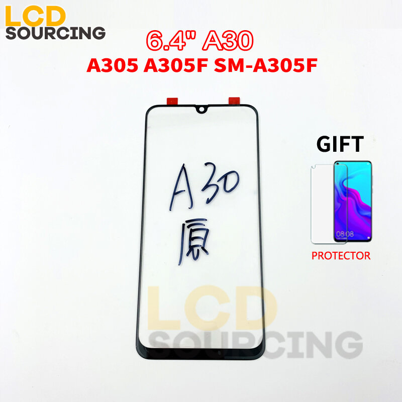 Original For Samsung Galaxy A10 A20 A30 A40 A50 A70 A80 Touch Screen Glass LCD Display Outer Glass Lens Phone Spare Part Replace