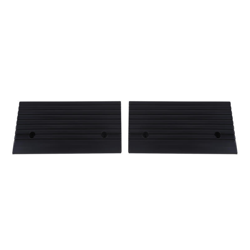 2pcs Portable Lightweight Rubber Curb Heavy Duty Plastic Ramps for Car Scooter Motorbike Bike Wheelchair Threshold Ramp Hot