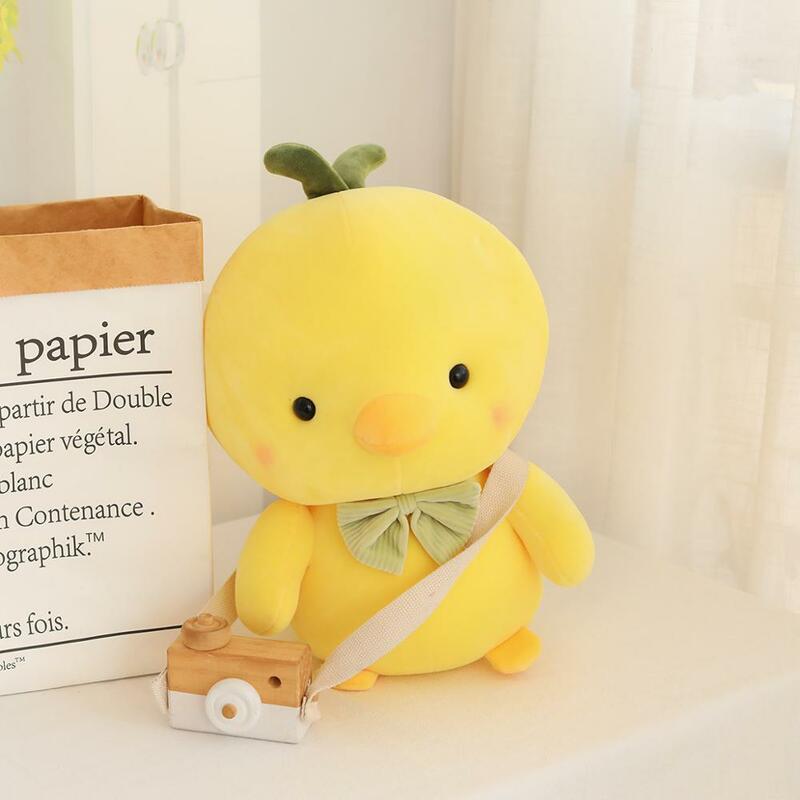 Muñeco de peluche de pollo amarillo para niños, juguete de simulación de 25, 35 y 50cm