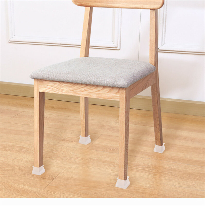 Alfombrilla de silicona para patas de mesa y silla, antideslizante, protección de pies, almohadillas de cubierta inferior, LX-31 de pata de silla y muebles, 16 unids/lote