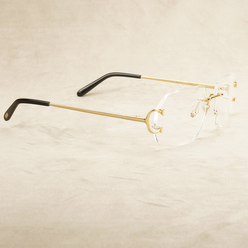 Computer Bril Frame Polygon Clear Glazen Voor Mannen Carter Eyeglasse Luxe Transparante Bril Frame Voor Lezen Decoratie