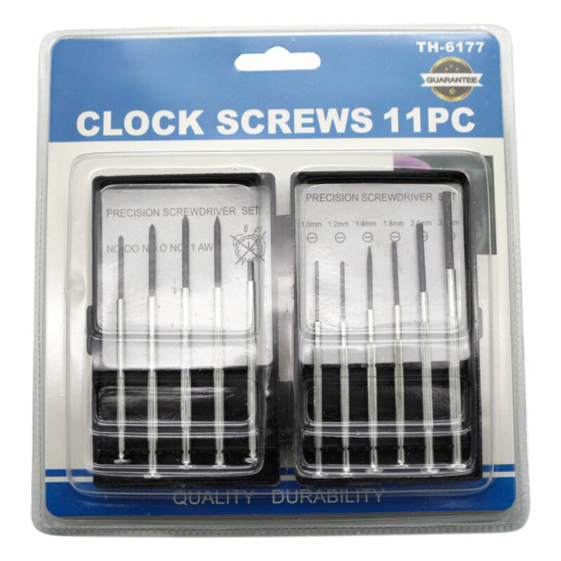 11 pçs mini chave de fenda conjunto micro chave de fenda precisão relógio jóias óculos de sol reparação screwdrive kit ferramentas