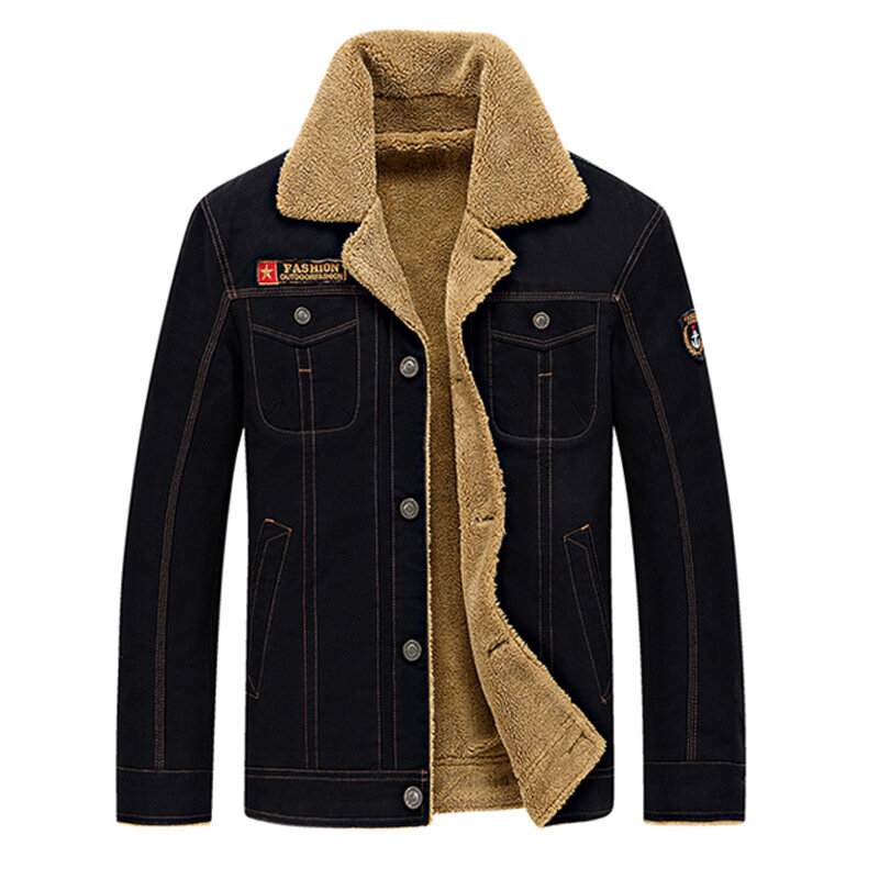Zimowa kurtka puchowa męska kurtka pogrubiająca kurtka podszyta bawełną męskie ubrania wyściełane bawełną koduje luźny płaszcz miejski