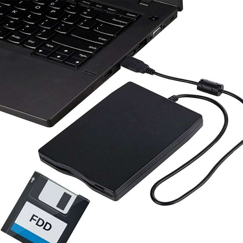Externe Diskette FDD Floppy Disk Fahrer Plug & Play für PC Windows 2000/XP/Vista/7/8/10 Notebook Verbinden 3.5 "USB 2,0 Port Adapter