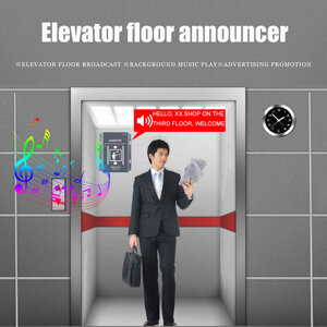 Lift Aankomst Klok Floorindicator Lift Broadcast Voice Gids Lift Voice Aankondiging Veiligheid Prompt Speaker