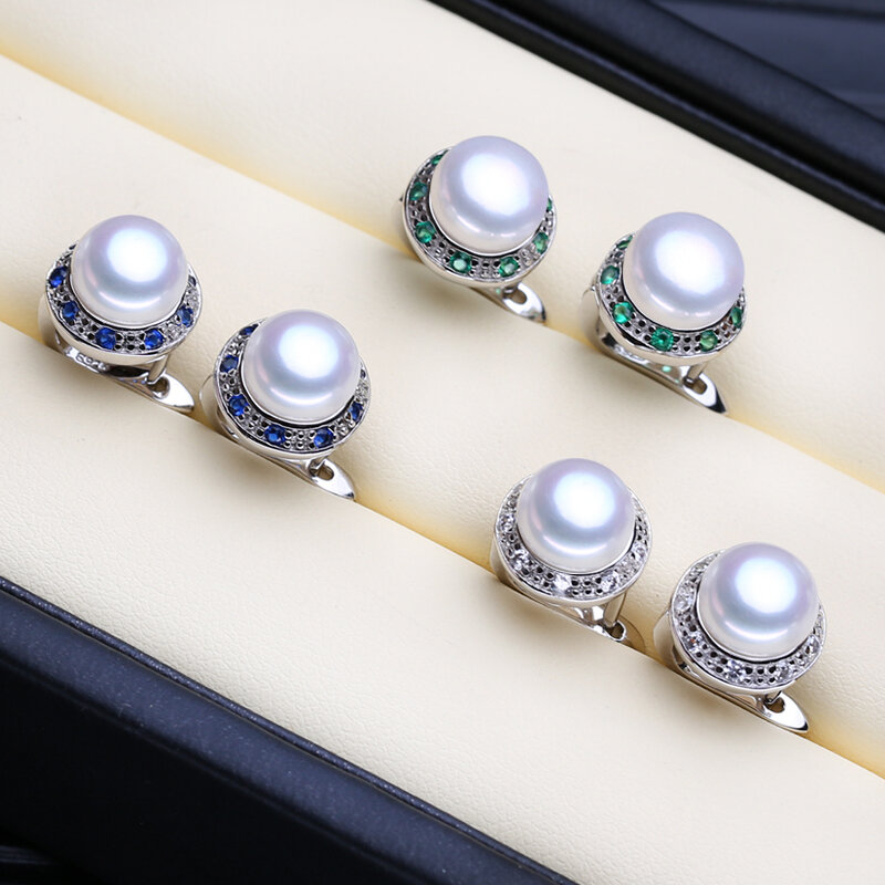 Fenasy natürliche Süßwasser perlen ohrringe für Damen Modeschmuck koreanischen Stil klassische 925 Sterling Silber Ohr stecker