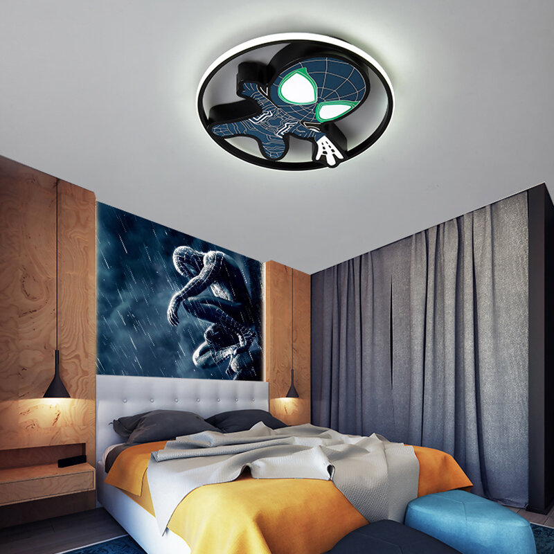 Lámpara led inteligente para decoración del hogar, luces de techo regulables de estilo nórdico para salón, dormitorio de niños, iluminación interior