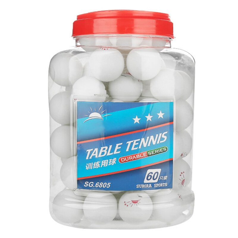 Tennis de Table 3 étoiles, 60 pièces, 40MM, matériau en cellulose de haute qualité, bonne élasticité et durabilité, entraînement et divertissement