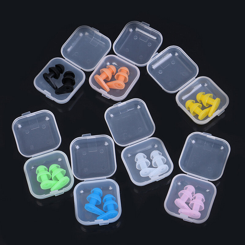 2PCS Swimming Surf Earplugs Set Waterproof Soft Silicone Surf Diving Swimming Pool Accessories For Children Swimming Earplugs