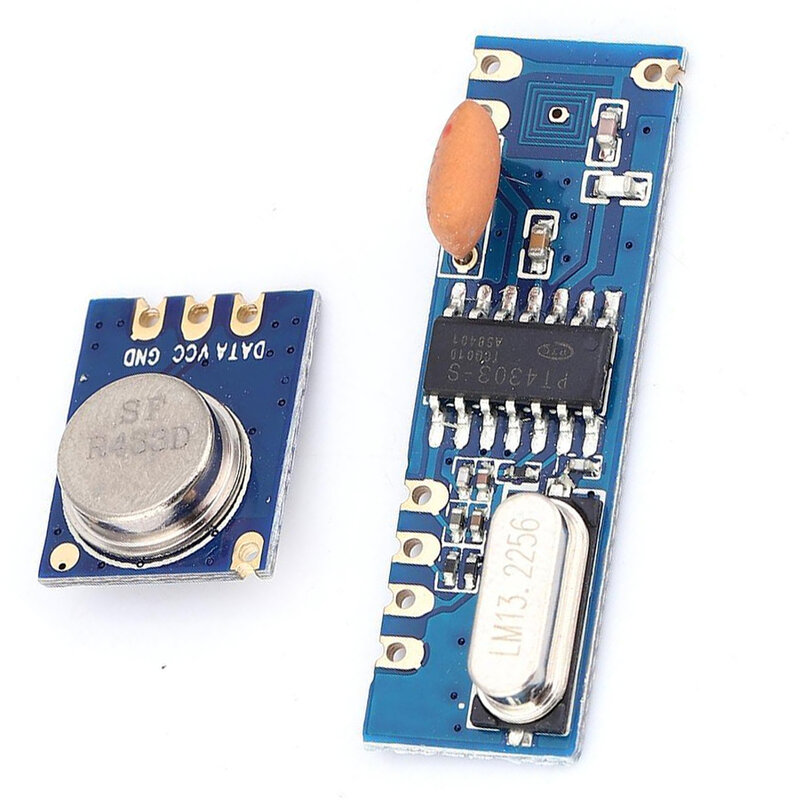 Transmisor ASK Módulo de Control Remoto de 433MHz, receptor STX882, SRX882 con resorte, módulo receptor transmisor de antena
