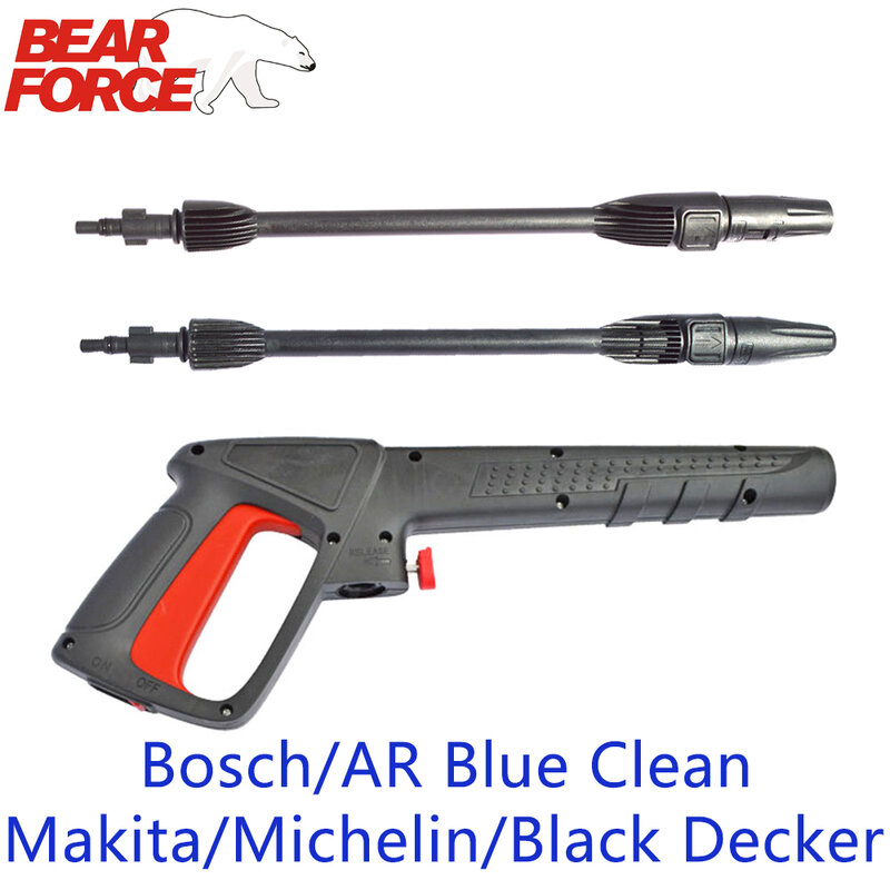 Lavadora de pressão pistola de jato de água bico para ar azul limpo preto decker bosch michelin makita pressão arruela