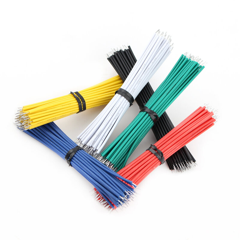 24AWG Tin-Plated Breadboard Jumper Cable Wire 8cm 24AWG Fly Jumper Wire Cable Tin Conductor Wires 1007-24AWG