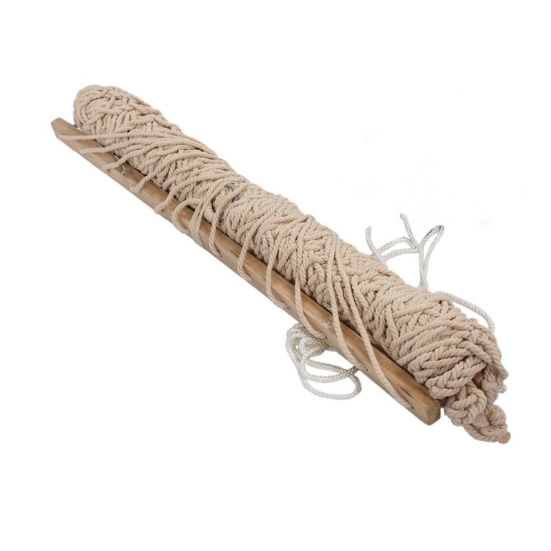 Förderung! Weiß Baumwolle Seil Schaukel Hängematte Hängen auf der Veranda oder auf einem Strand