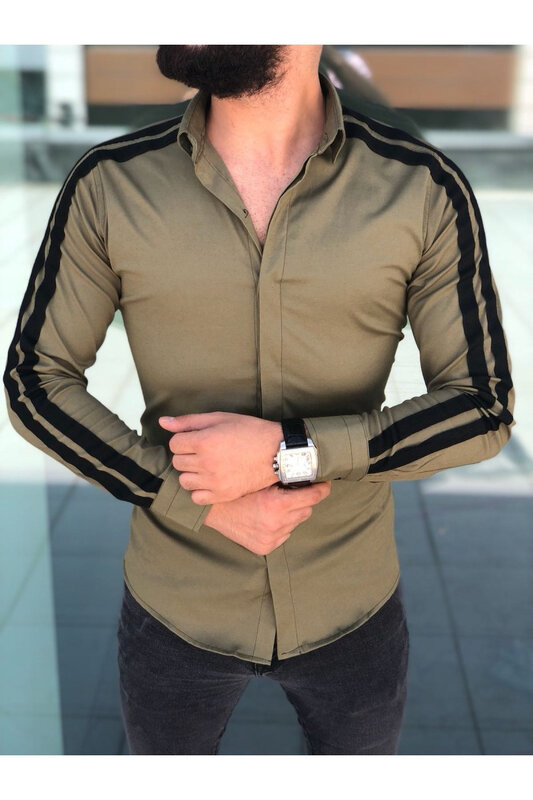 Мужская Повседневная рубашка с принтом, однобортный Кардиган с длинным рукавом, рубашка в европейском и американском стиле, 2022