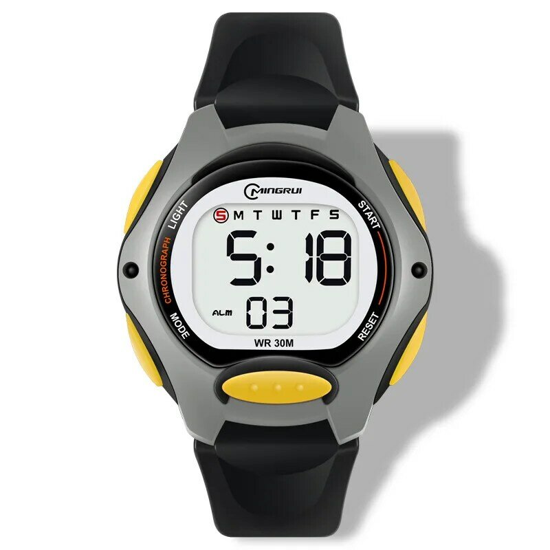 Led Digitale Horloges Voor Meisjes Jongen Outdoor Sport Horloge Waterdicht Multifunctionele Zwemmen Kinderen Horloge Student Elektronische Klok