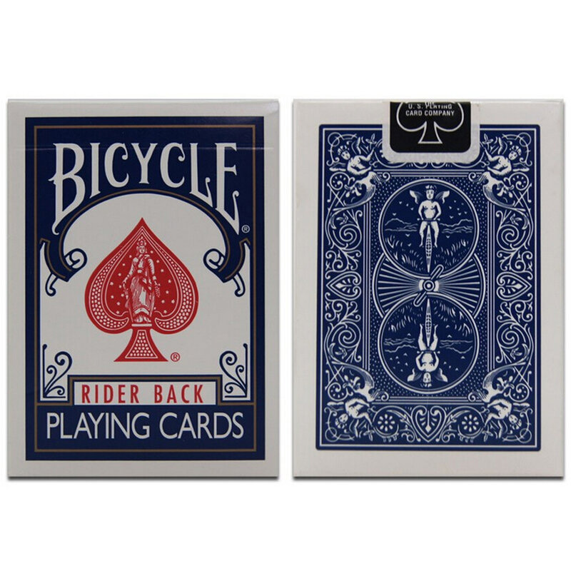 1 قطعة بطاقات دراجة الأصلي متسابق العودة القياسية أوراق اللعب منتظم سطح السفينة بطاقة خدعة سحرية الدعائم السحرية