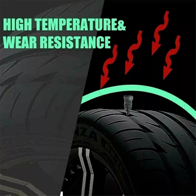 20/50PCS Vacuum Tyre Repair Nail For Motorcycle Tubeless Tyre Repair Rubber Nails Self-tire Repair Tire Film Nail Wear Resistanc