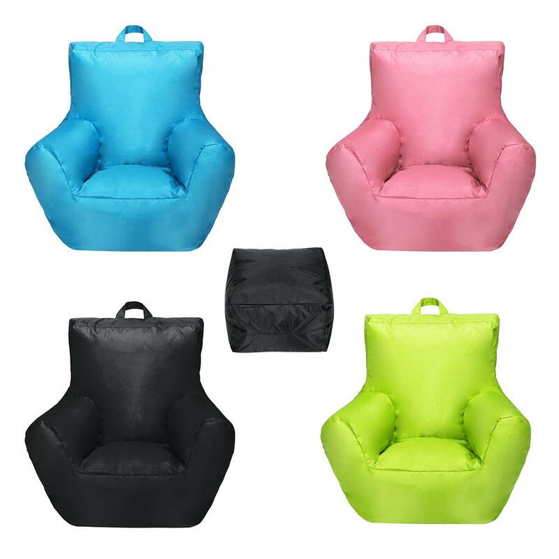 Kursi Sarung Sofa Malas Kursi Beanbag Sofa Lounger Seat Kursi Bean Bag Pouf Puff Sofa Tatami Ruang Tamu untuk Anak-anak Kain Oxford 420D