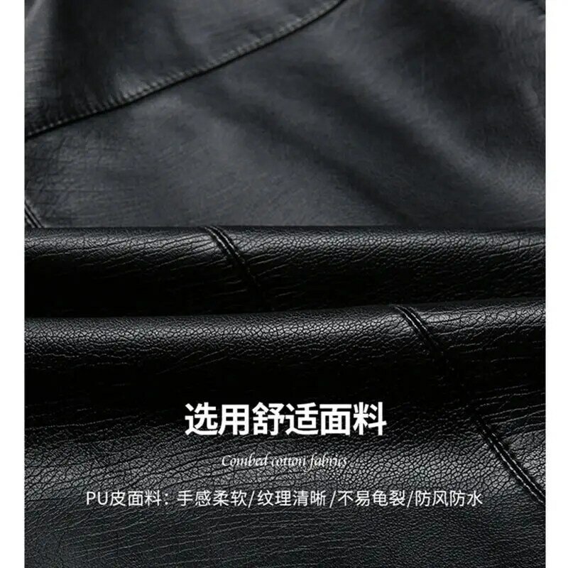 Jaqueta de couro macio masculina, casaco de mangas compridas, roupa fina, estilo coreano, marca outono, primavera, nova, 2020