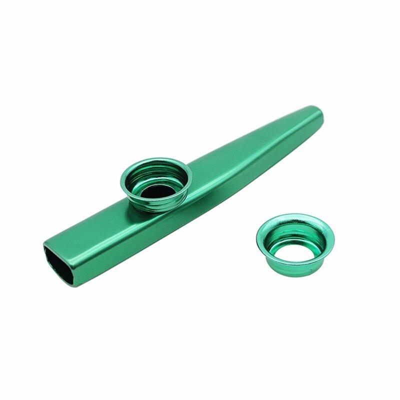 Metal Kazoo Lightweight Portable For Beginner Flute Instrument Music Lovers Woodwind Instrument Simple Design Lightweight