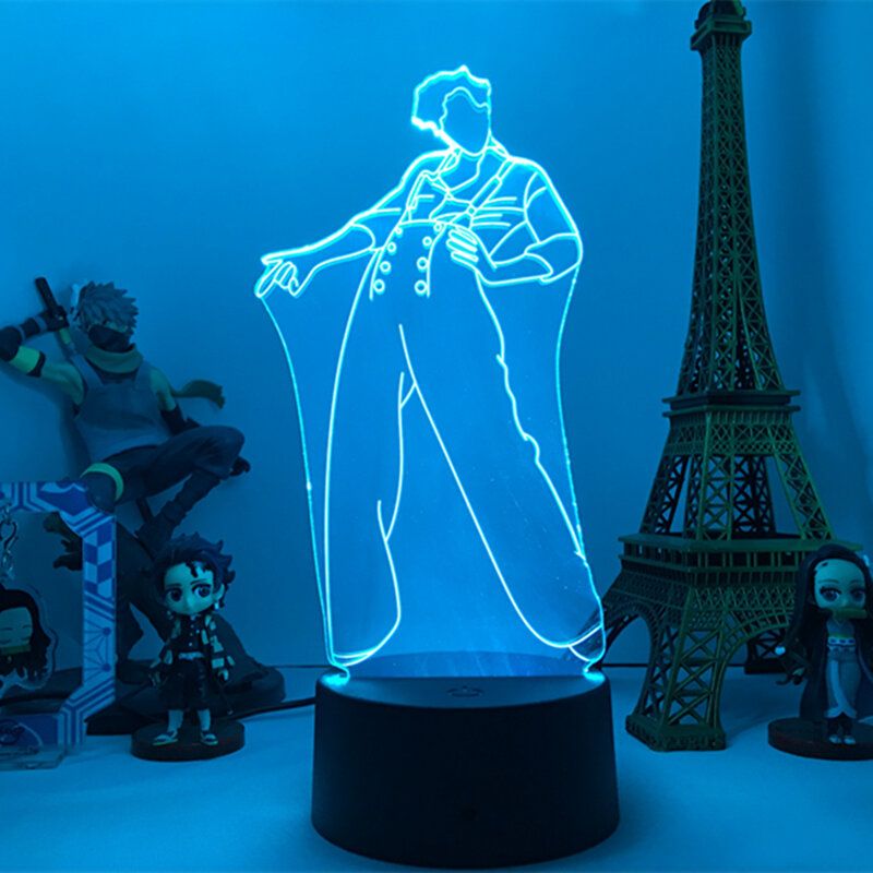 3D ночник в стиле Звезд Гарри Эдварда, подарок для фанатов, светильник с сенсорным датчиком, настольная лампа, подарок в виде суперзвезды.