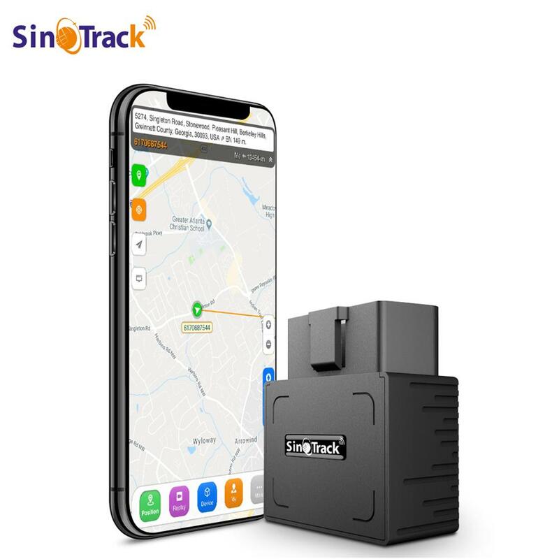 Mini Plug Play OBD GPS Tracker coche GSM OBDII vehículo dispositivo de seguimiento OBD2 16 PIN interfaz china localizador gps con Software y aplicación