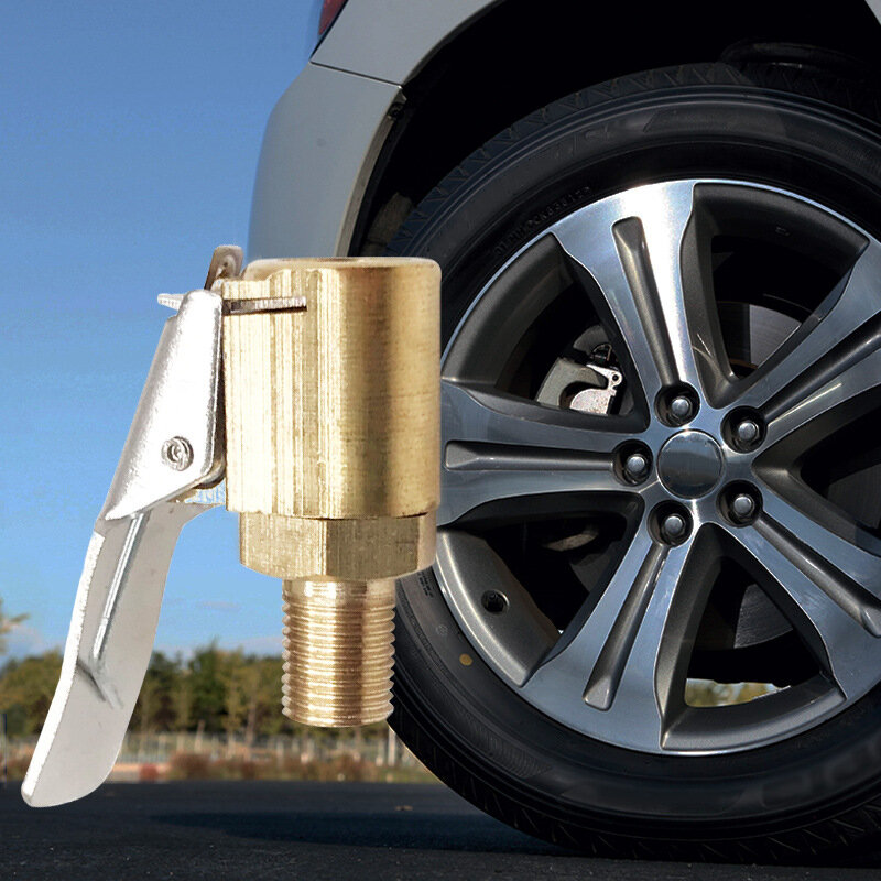 Car Air Pump Thread Nozzle Adapter Car Pump Accessories Fast Conversion Head Clip Type Nozzle Car Accessories