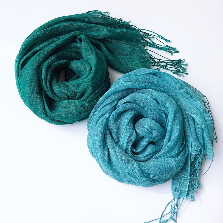 Cienki francuski konopny szal Tassel szal damski wiosną i jesienią słońce cieniowanie akcesoria fotograficzne nowy szalik szal moda