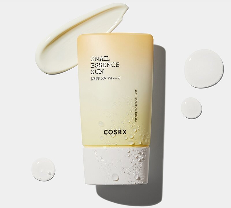 COSRX Shield Fit Snail Essence Sun 50Ml Krim Tabir Surya Pemutih Kulit Anti Penuaan Pengontrol Minyak Pelembab Kosmetik Korea