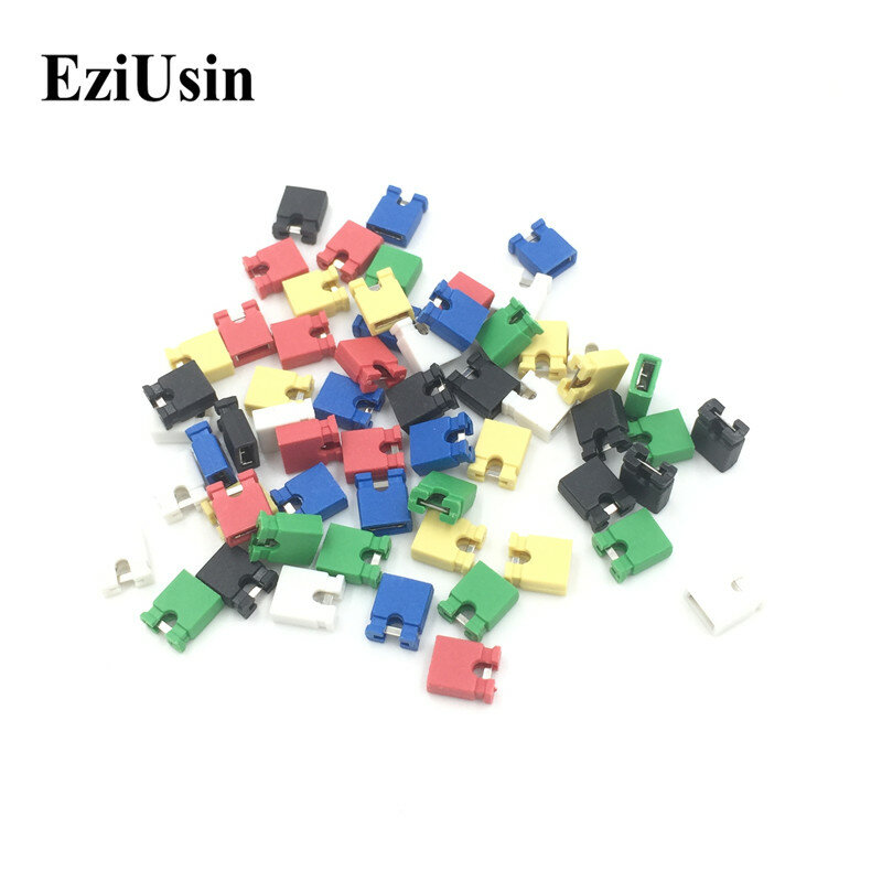90 pz/lotto 2.54 40 Pin 1x40 singola fila maschio Breakable Pin Header connettore Strip & Jumper blocchi per Arduino colorato 2.54mm