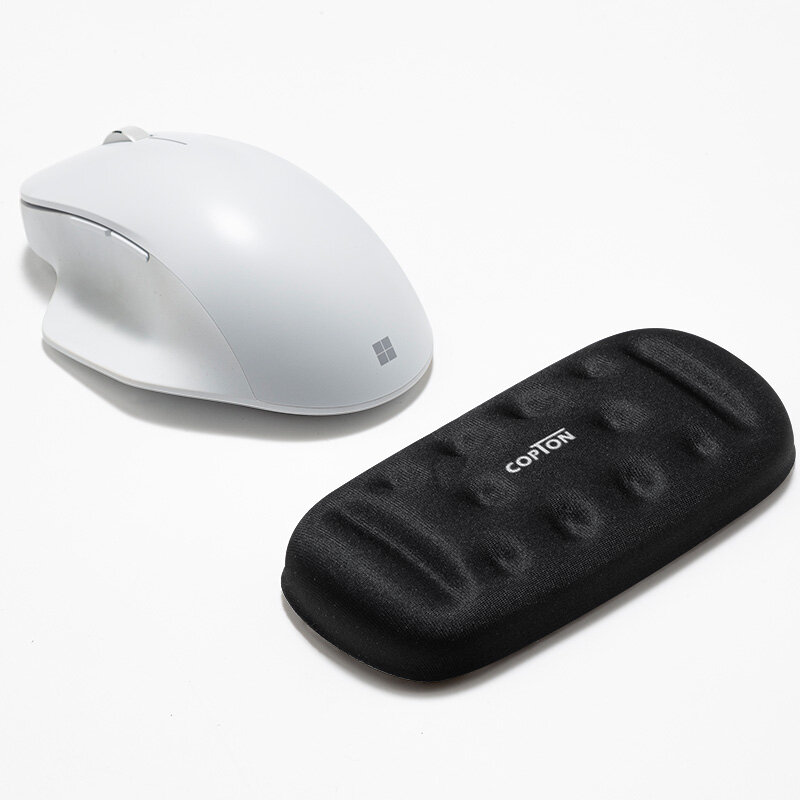 Alas Mouse dengan Sandaran Pergelangan Tangan untuk Komputer Laptop Alas Mouse Sandaran Tangan Tebal Silikon Kantor Alas Mouse Gaming dengan Dukungan Pergelangan Tangan