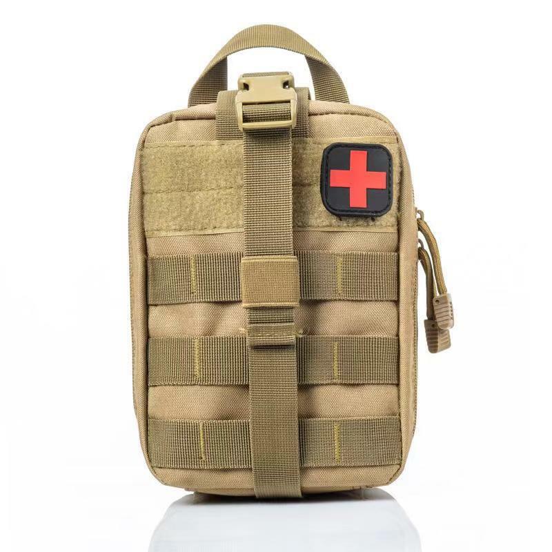 Bolsa médica táctica, accesorios, riñonera táctica de camuflaje, bolsa multifuncional, bolsa de rescate para montañismo al aire libre