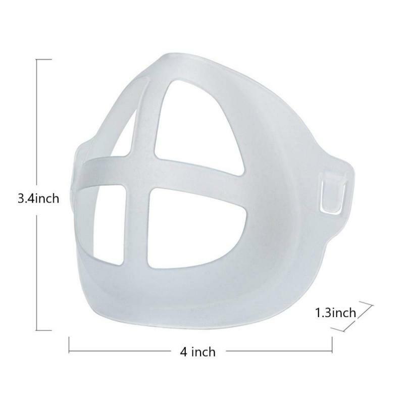 Soporte de lápiz labial transpirable, 20/50 Uds., espacio de respiración, aumento de la nariz, soporte de máscara 3D, combinaciones de productos universales Unisex