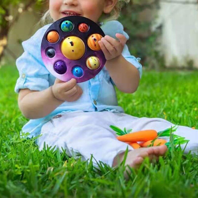 Nuovi giocattoli Fidget giocattoli Antistress Push Bubble Silicone per bambini adulto Antistress Squeeze Board Fidget gioco bambini sensoriale