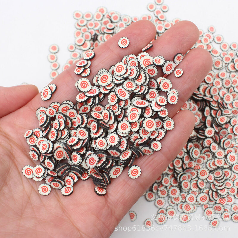 200Pcs Fruit Slices Slime Additives Soft Slices for Nail Art Beauty Decor Slime Filler Supplies Charms  Accessories Toys