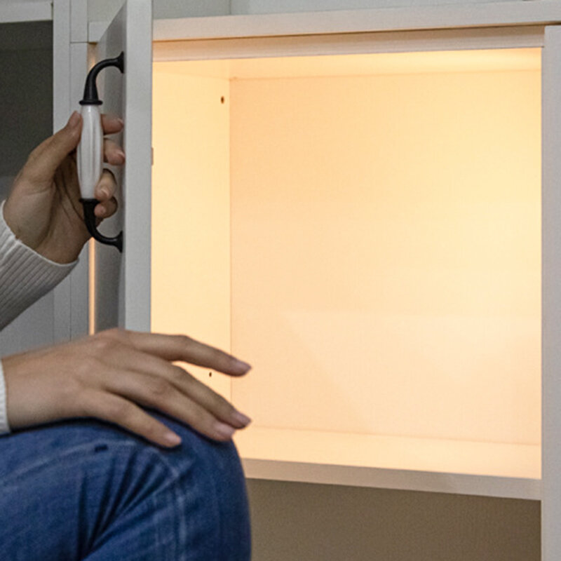 Sensore di movimento luce a LED luce da cucina bianca calda luce notturna camera da letto armadio armadio scale lampade per illuminazione
