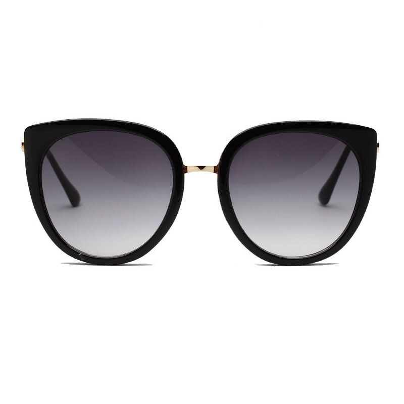 2020 جديد العلامة التجارية مصمم المعادن Cateye النظارات الشمسية النساء الرجعية نظارات شمسية للإناث UV400 نظارات ظلال Oculos دي سول Gafas