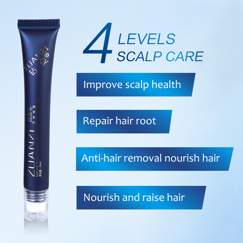 Aceite de esencia Anti-pérdida de cabello para el tratamiento de crecimiento de cabello aceite de crecimiento de barba para prevenir la pérdida de cabello rápido crecimiento de cabello suero para el cuidado del cabello