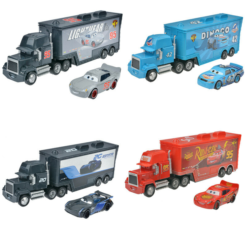 Brand New Disney Cars Pixar Cars 3 Cars 2 Lightning McQueen 1:55 Diecast Metal Alloy Model Car Toy for Children Christmas Gift