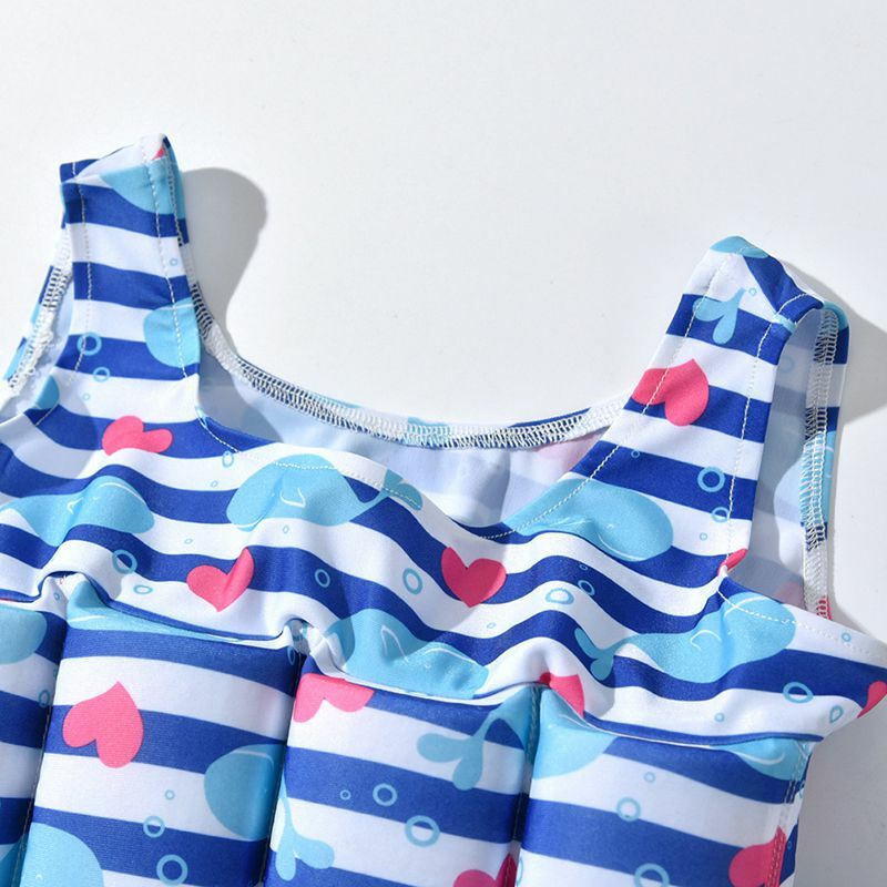 Gilet de sauvetage en Nylon et Spandex pour enfants, avec mousse flottante, maillot de bain pour garçons et filles