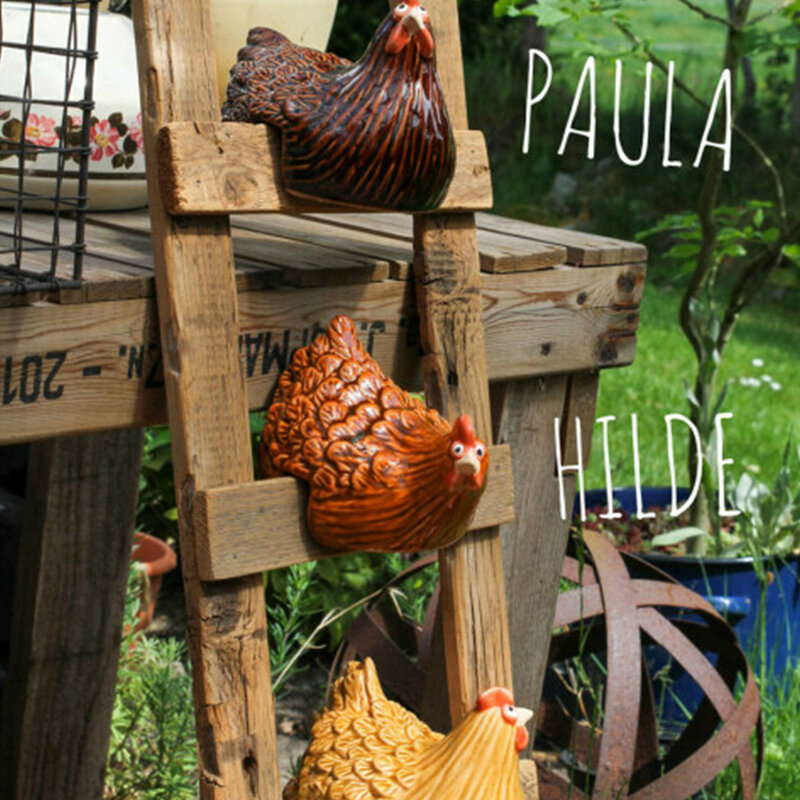 Dekoracja ogrodowa urocza dekoracja z kurczaka, niech twoje podwórko pełne witalności akcesoriów do dekoracji ogrodowa z kurczaka