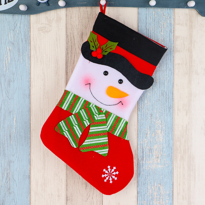 Weihnachten Socken Süßigkeiten Lagerung Socke Navidad Geschenk Tasche Natal Christmases Geschenke Новогодние Украшения Dekorationen Überraschung kind 2022