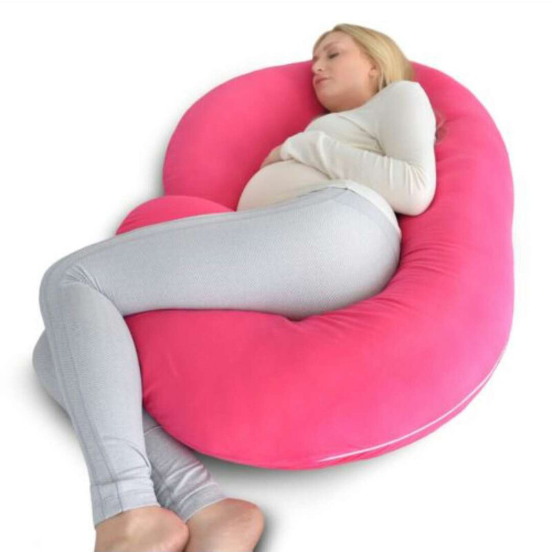 AY TescoPregnancy poduszka ze wsparciem poduszka dla ciężarnych dla kobiecego ciała bawełniana poszewka U kształt poduszki ciążowe strona ciąży